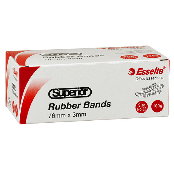 ESSELTE SUPERIOR RUBBER BANDS SIZE 32