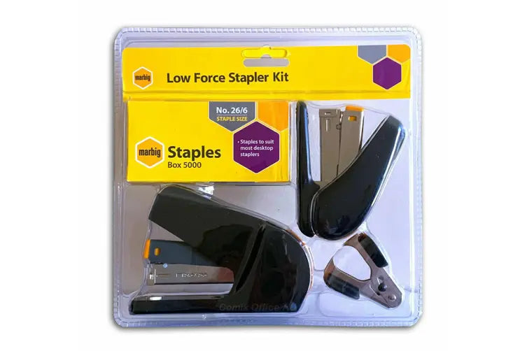 MARBIG® STAPLER VALUE PACK BLACK