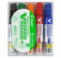 Pilot V Board Master Whiteboard Markers Assorted 5 Pack