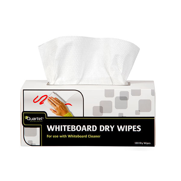 QUARTET WHITEBOARD DRY WIPES BX180