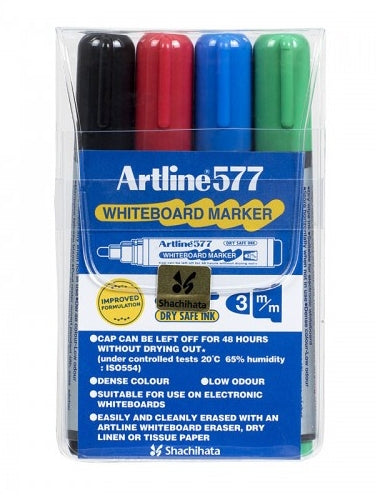 ARTLINE 577 WHITEBOARD MARKER 4 PACK
