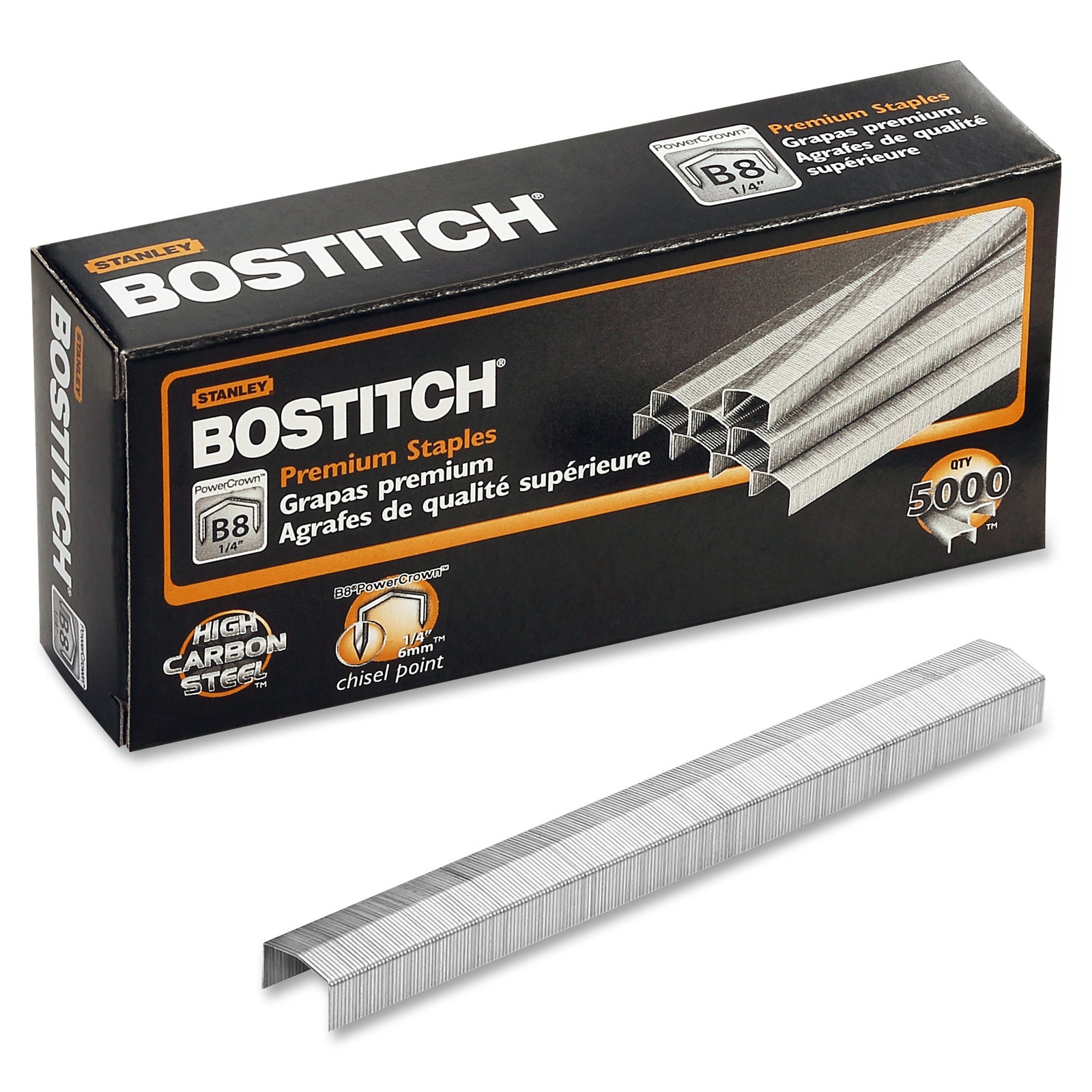 Bostitch B8 Staples - STCRP21151/4 - 6mm 1/4 Staples Box/5000