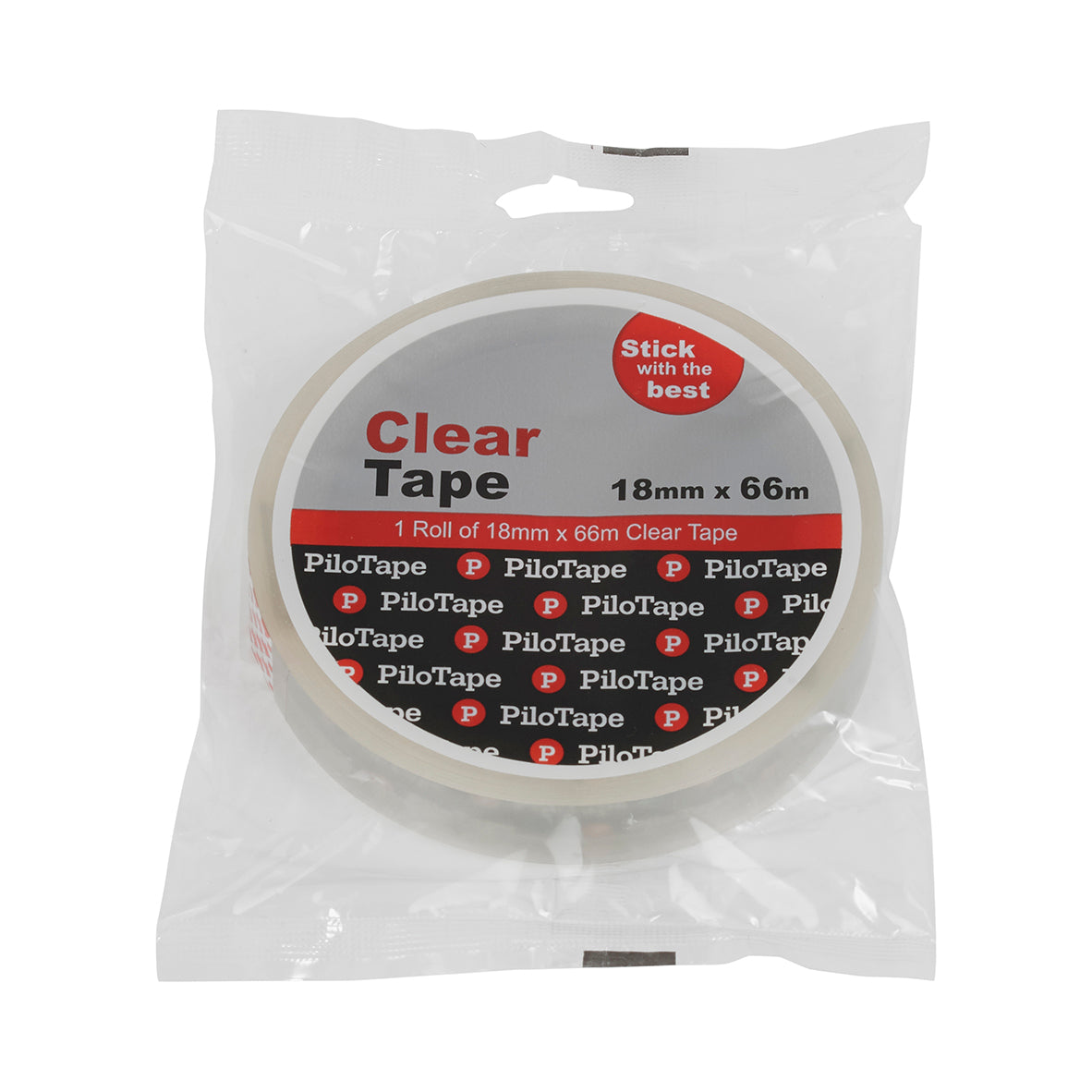 PILOTAPE CLEAR 18MM x 66M