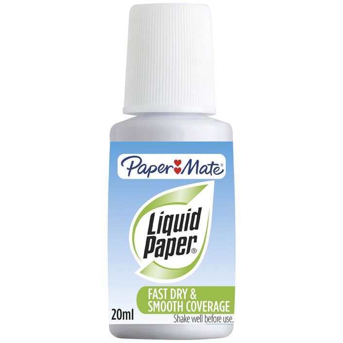 CORRECTION FLUID LIQUID 20ML BOTTLE