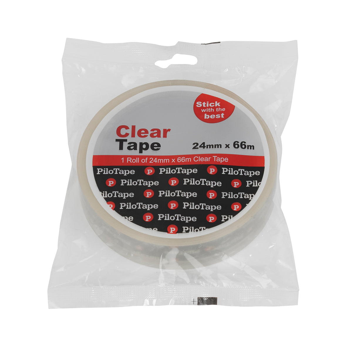 PILOTAPE CLEAR 24MM x 66M