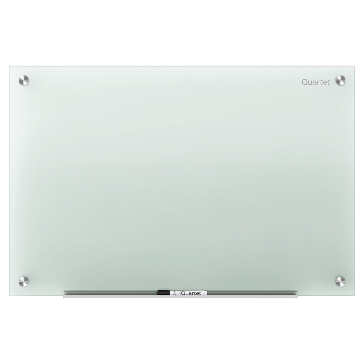 QUARTET GLASS BOARD INFINITY 450X600MM FROST (includes 4pk Liquid Chalk Markers)