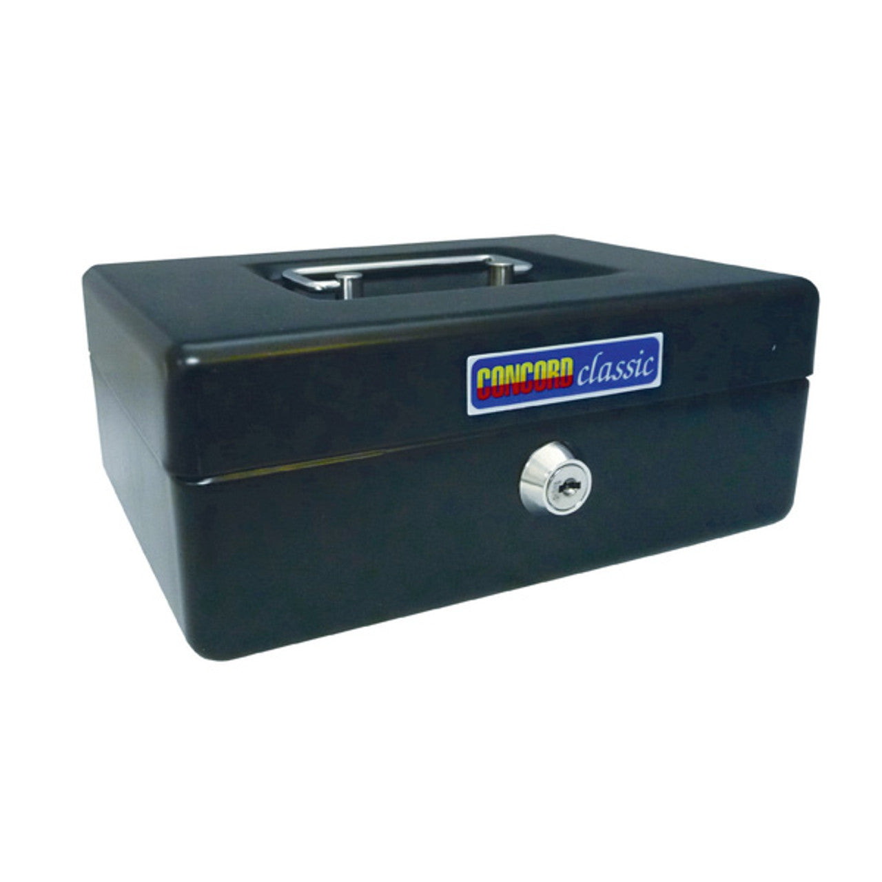 CASH BOX CLASSIC NO.8 200 X 150 X 80MM BLACK