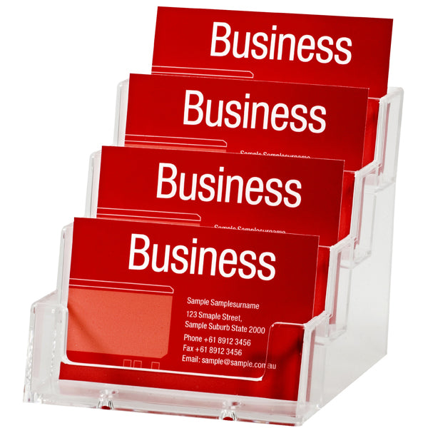 ESSELTE BUSINESS CARD HOLDER FREE 4T - 4 COMP