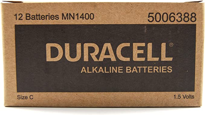 Duracell Alkaline C Battery 12 Pack