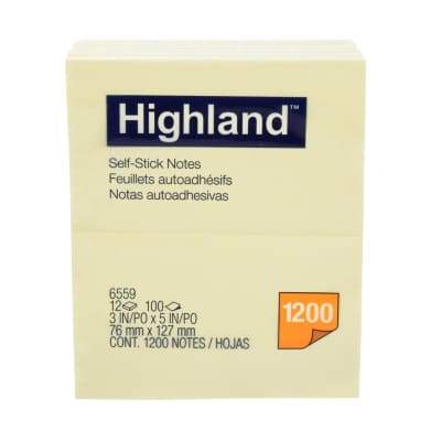 HIGHLAND SELF-STICK NOTES 6559
