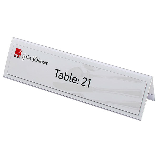 REXEL® ID LARGE NAME PLATES BX25 59X210MM