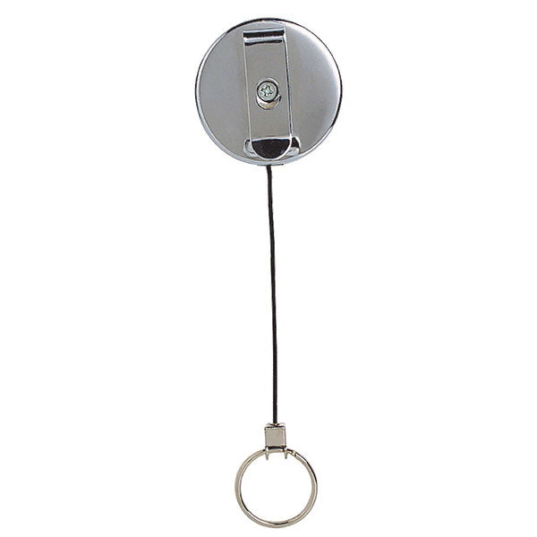 REXEL® ID RETRACTABLE METAL KEY HOLDER NYLON CORD