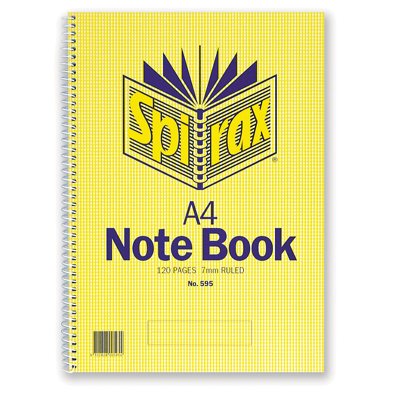 Spirax A4 Note Book No.595 120 PAGES