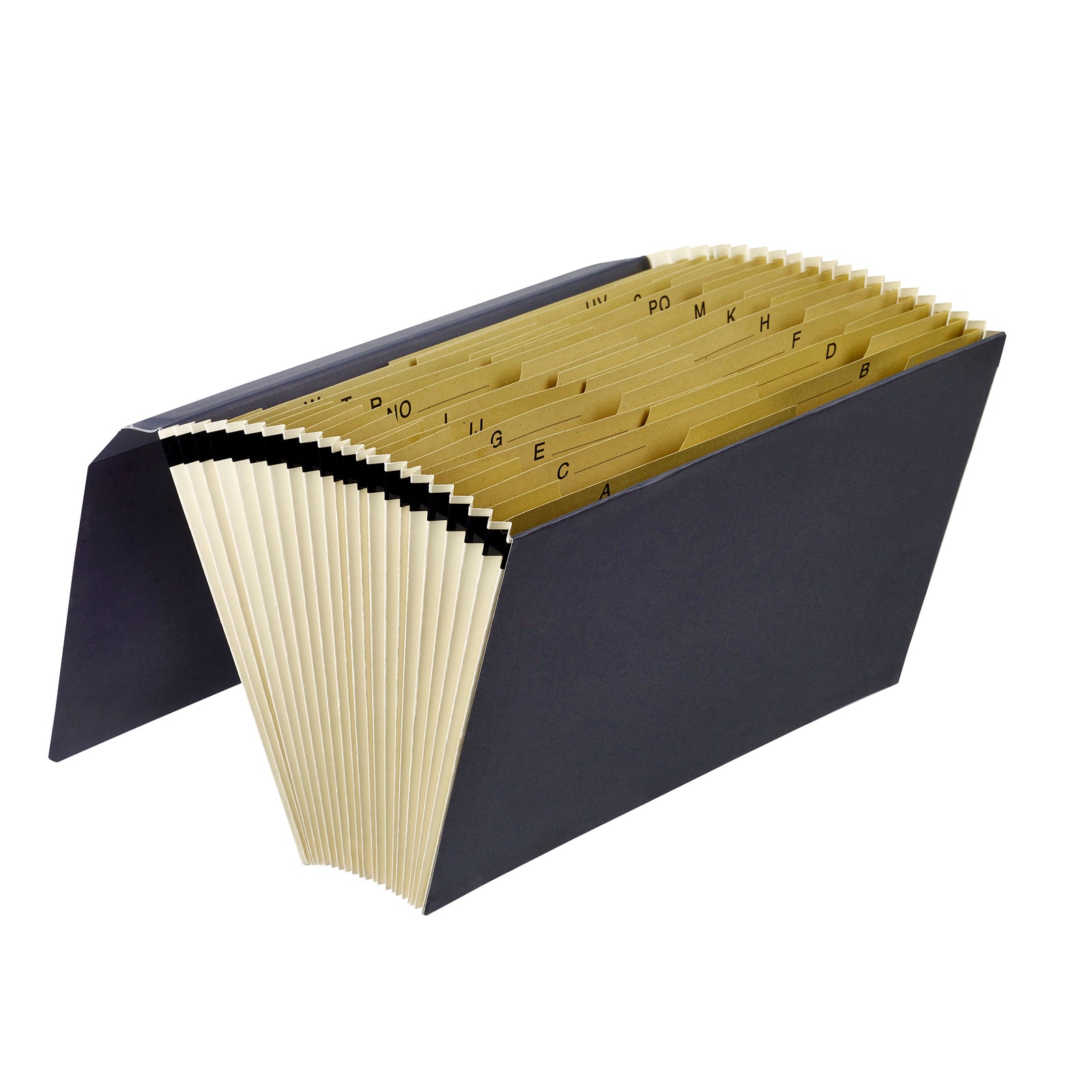 MARBIG EXPANDING FILE FOOLSCAP A-Z DARK GREY