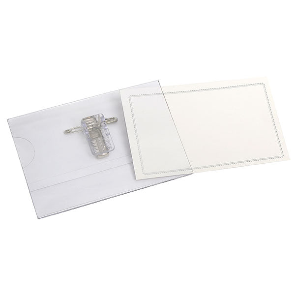 CUMBERLAND NAME BADGE GRIP CLIP PK50