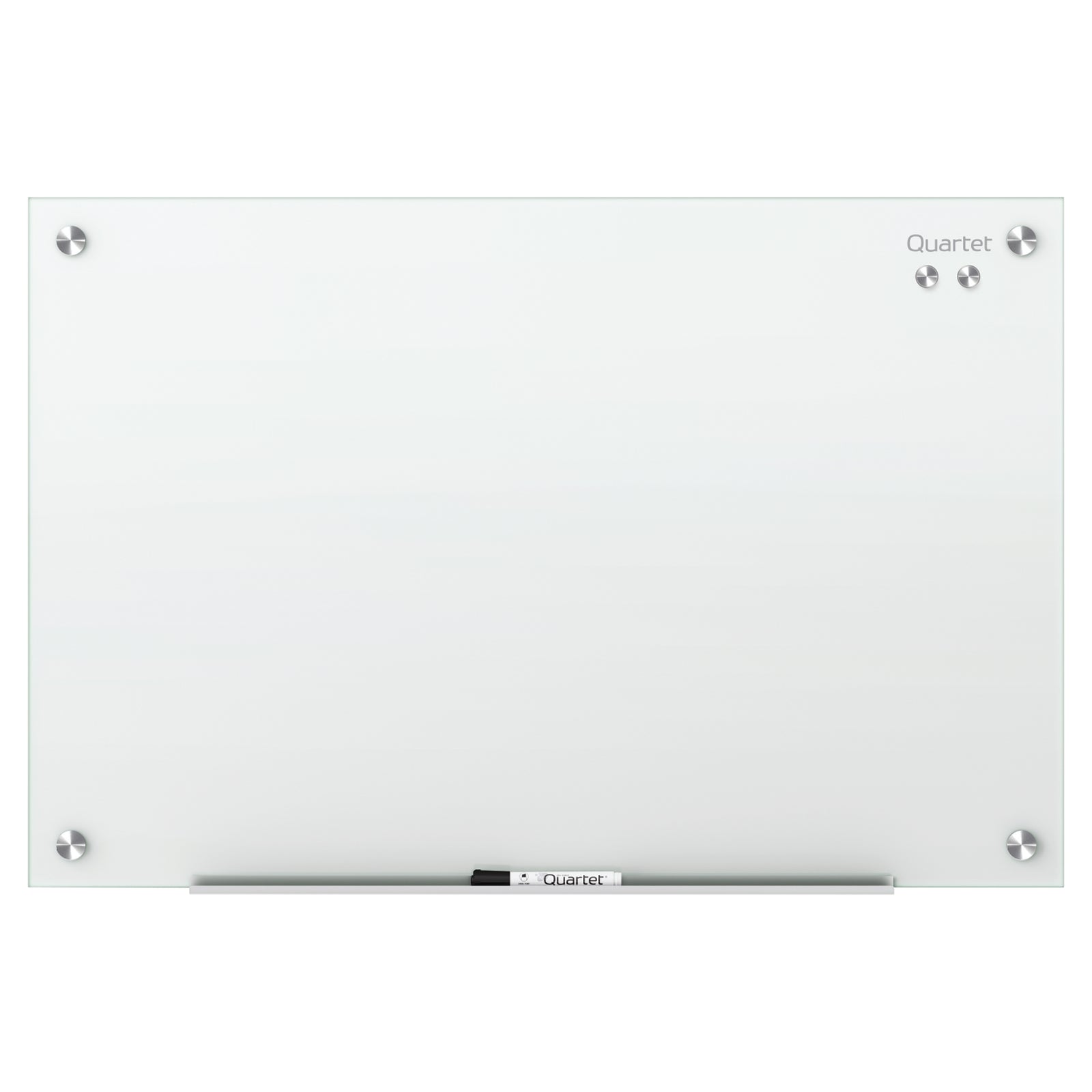QUARTET GLASS BOARD INFINITY 450X600MM WHITE (includes 4pk Liquid Chalk Markers)