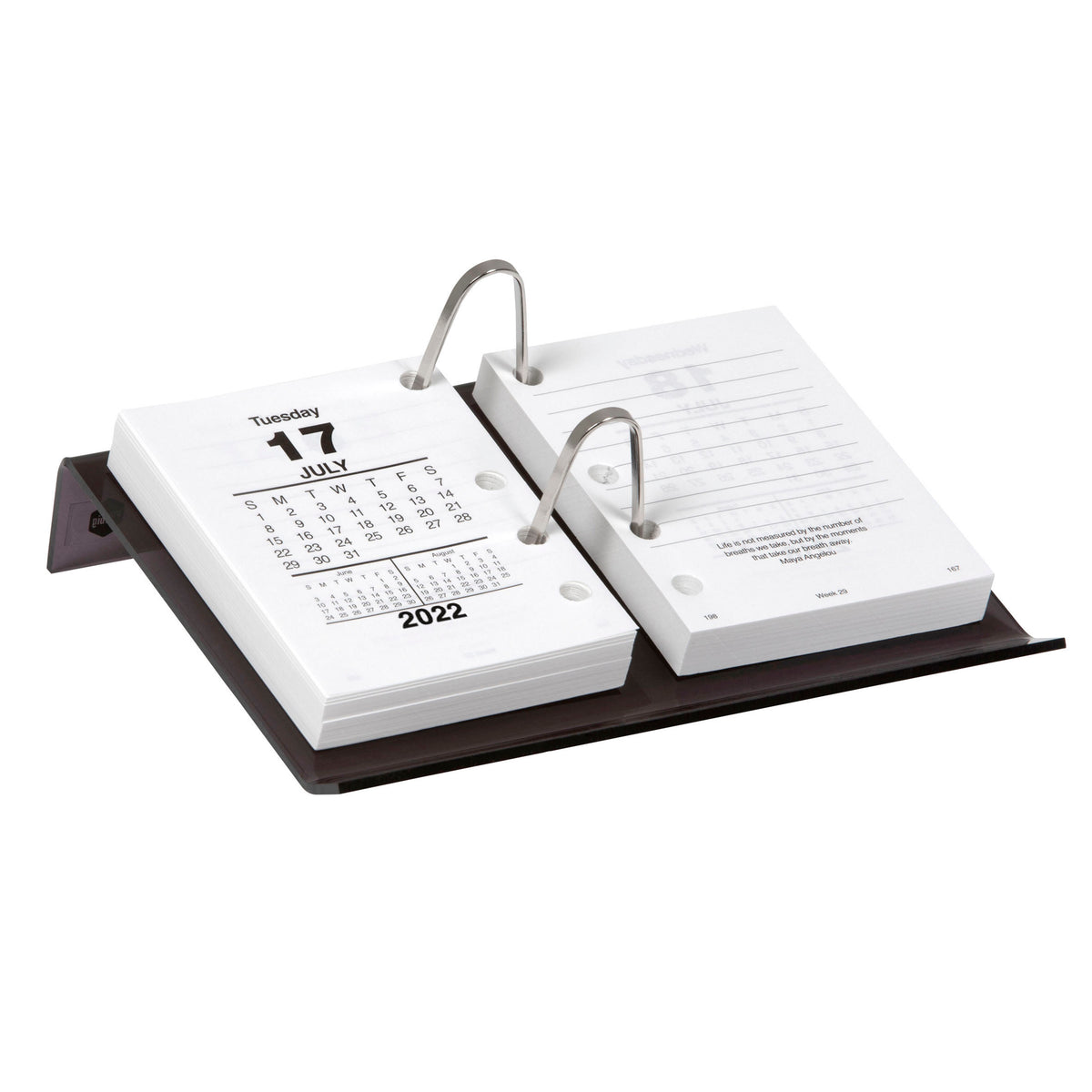 MARBIG CALENDAR STAND SIDE PUNCHED