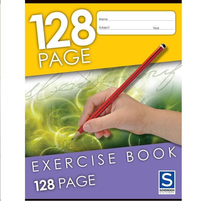 SOVEREIGN A4 EXERCISE BOOK 128PG