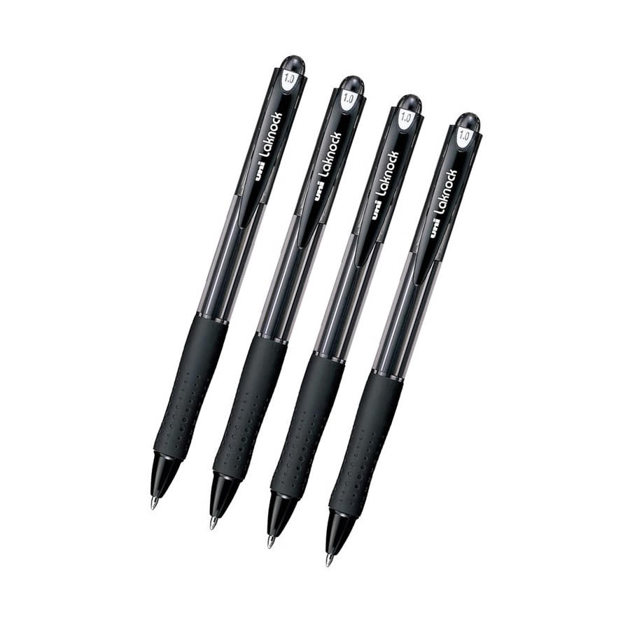 UNI LAKNOCK 1.0MM BALLPOINT PEN (PK12)
