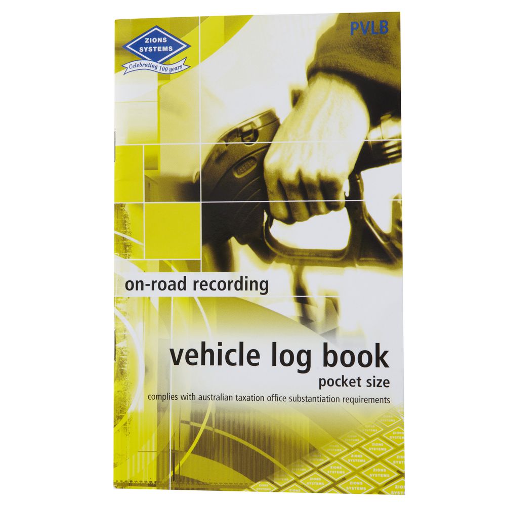 VEHICLE LOG BOOK ZIONS POCKET PVLB