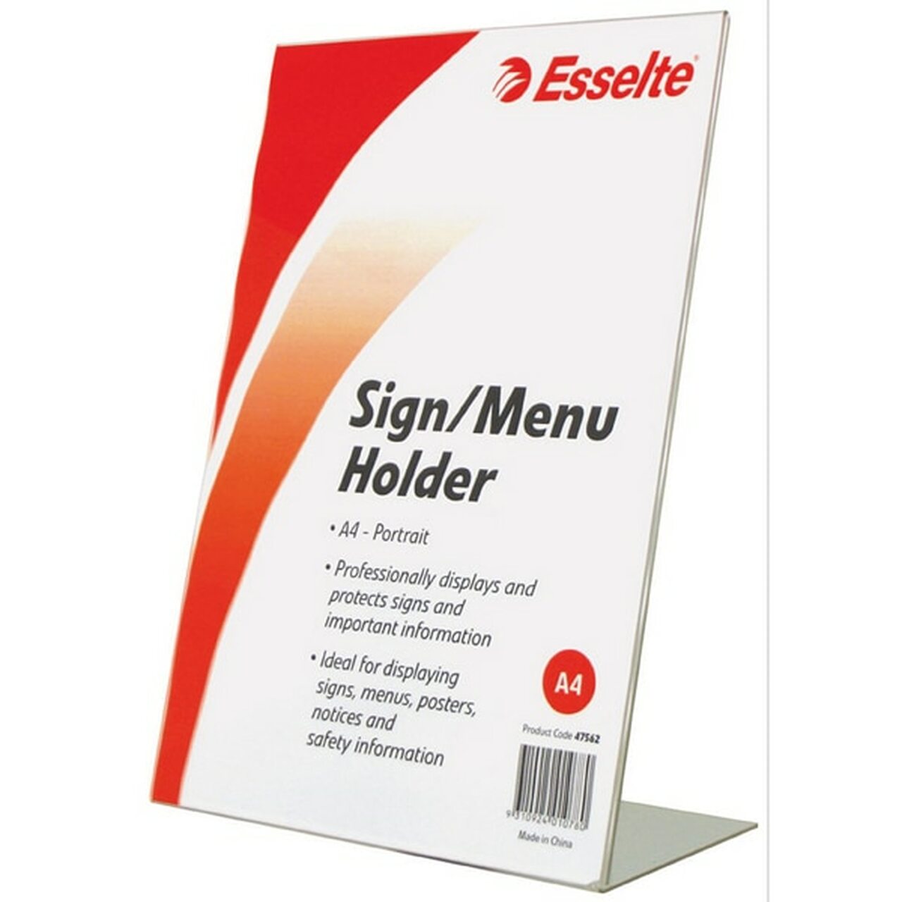 ESSELTE A4 SIZE SIGN/MENU HOLDER