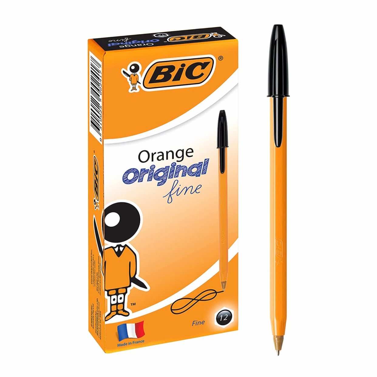BIC ORIGINAL PEN FINE BOX OF 12