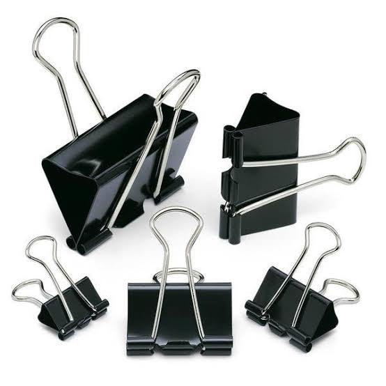 ESSELTE FOLD BACK CLIPS (ASSORTED SIZES)