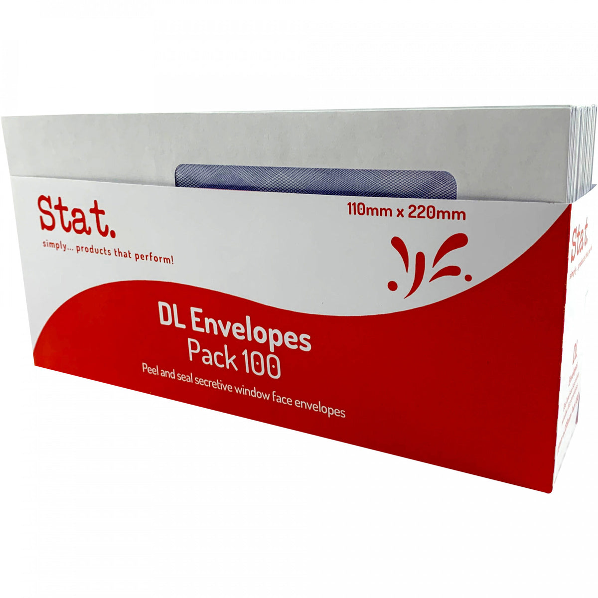 Envelope Stat DL Peel and Seal