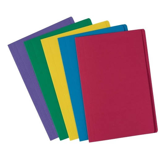 AVERY MANILLA FOLDERS (ASSORTED COLOURS 100 PACK)