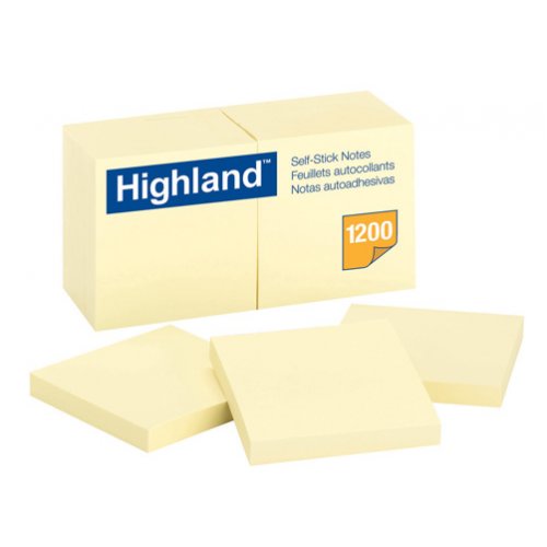 HIGHLAND SELF-STICK NOTES 6549