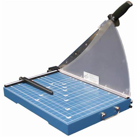 LEDAH 406 PROFESSIONAL GUILLOTINE 20 SHEET A3 BLUE